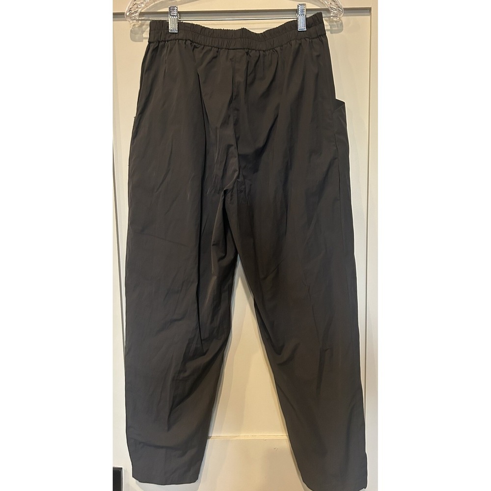 Ischiko Poplin Trousers Pants Pull On Leisure Gray - Picture 6 of 11